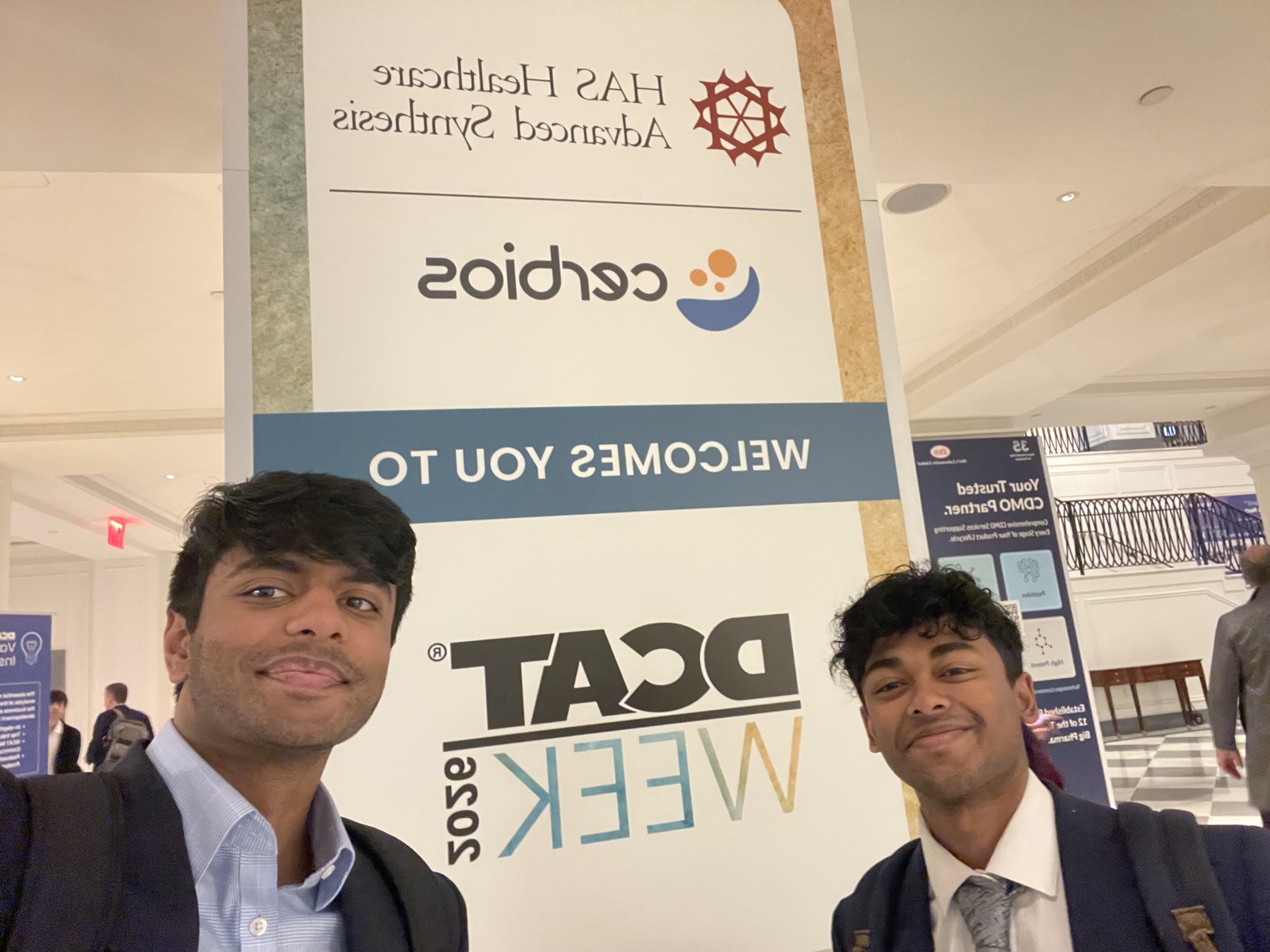 Co-Founders Rahul Kavuru and Pavan Kolluru at DCAT Week